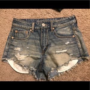 American eagle high-rise shorts